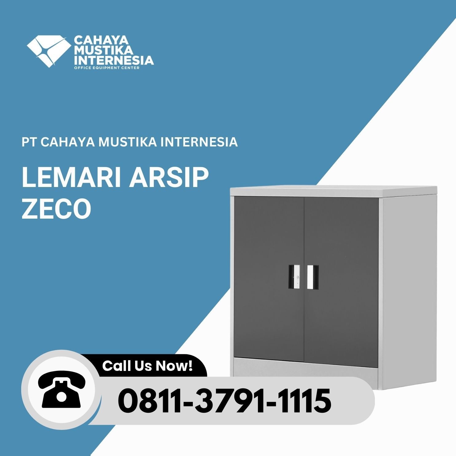 Lemari Arsip 2 Pintu Zeco Z-402-T6