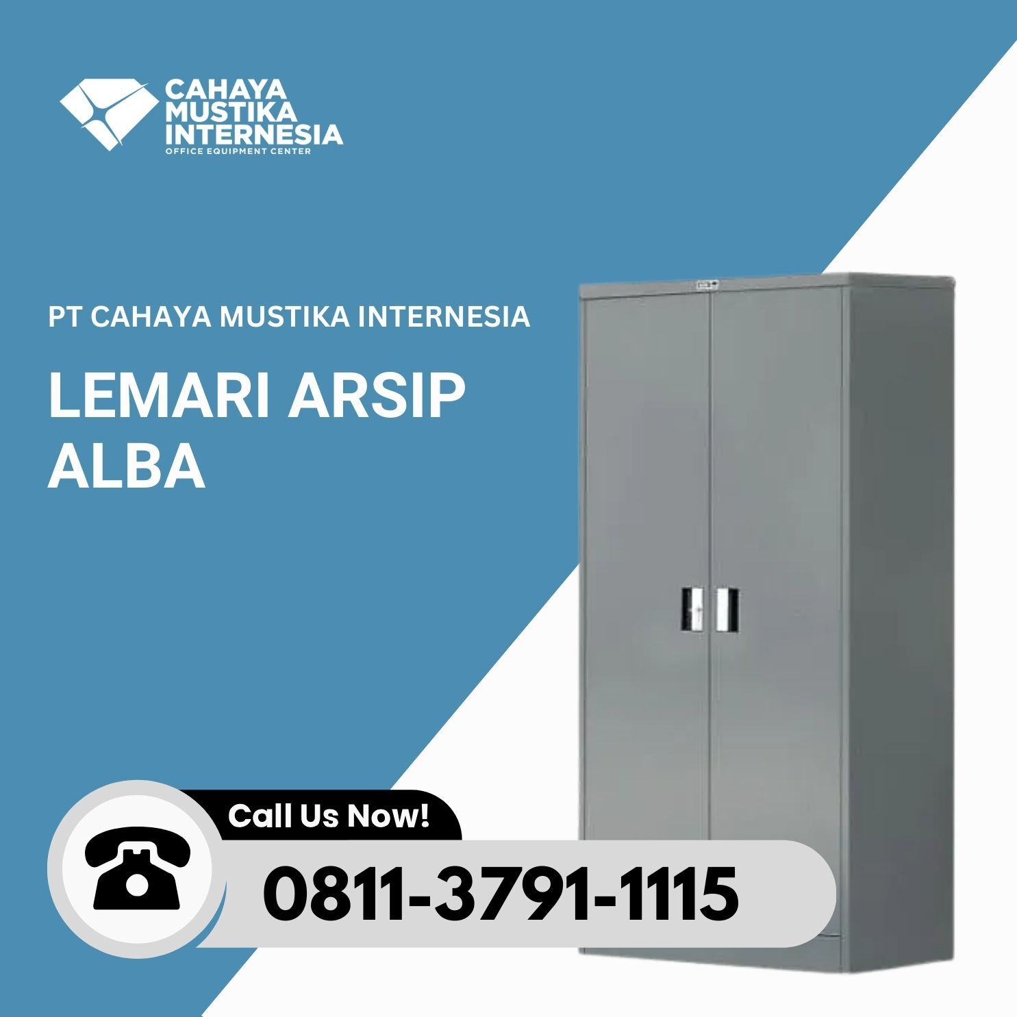 Lemari Arsip Besi 2 Pintu Alba SC - 201