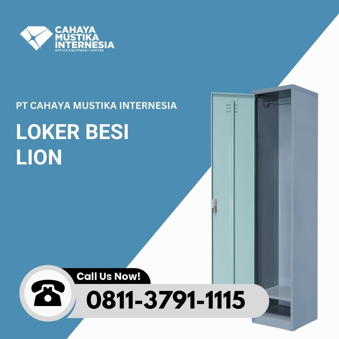 Lemari Loker Besi 1 Pintu Lion L 551