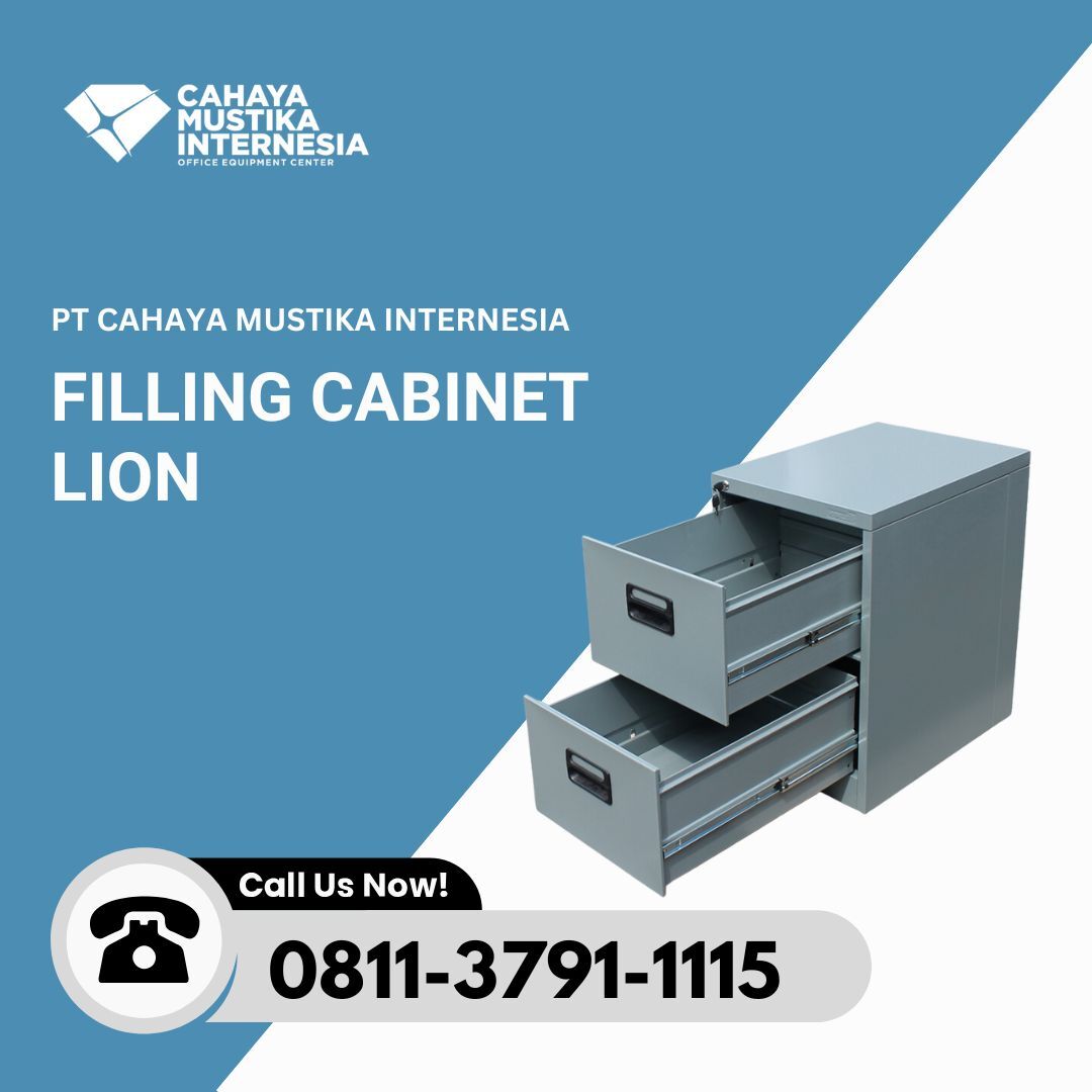 Filling Cabinet Besi 2 Laci Lion L 42