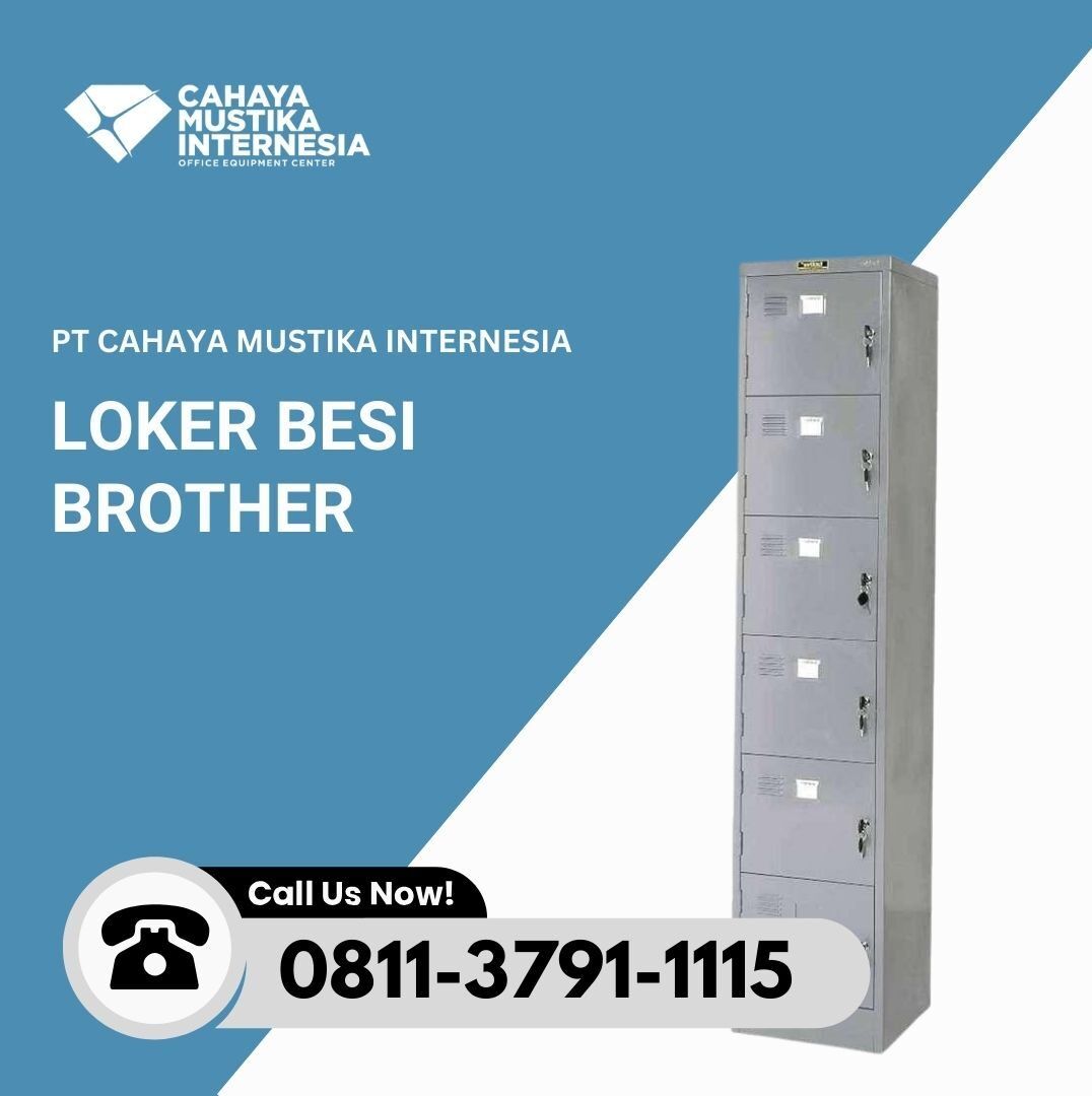Lemari Locker 6 Pintu Brother B 706