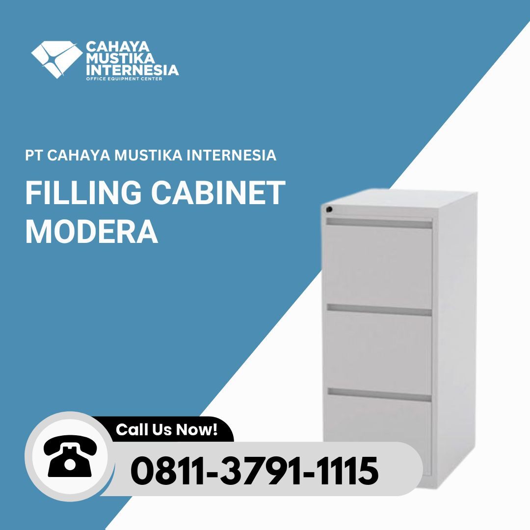 Filling Cabinet Besi 3 Drawer Modera MX 83