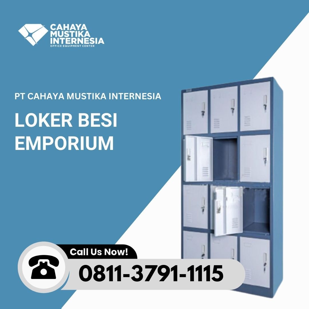 Loker Besi Emporium EL 12 Triple Column