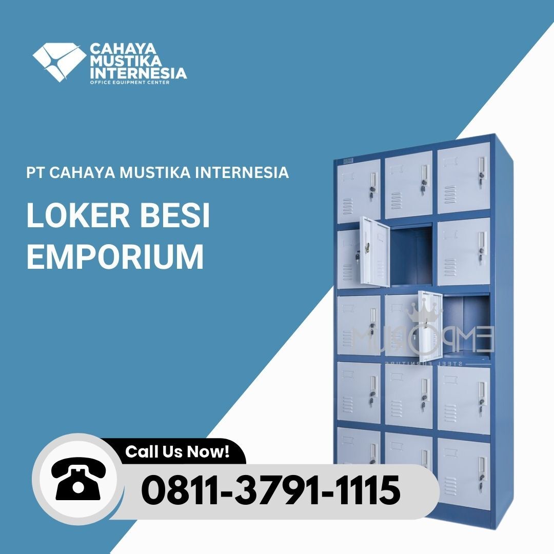 Loker Besi Emporium EL 15 Triple Column